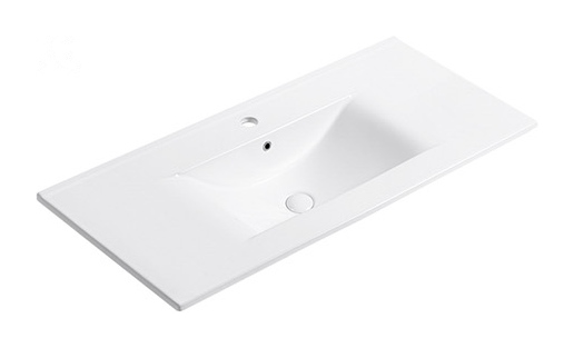 B101 single basin ceramic vanity top