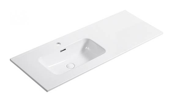 D121 Left left offset basin ceramic vanity top
