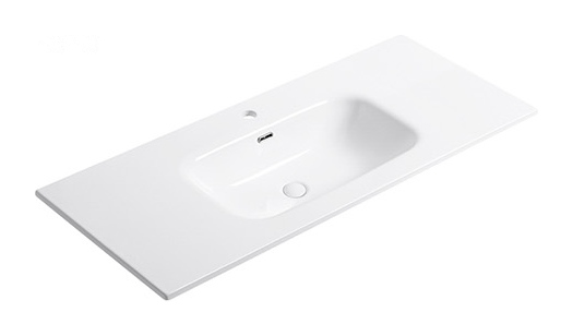 D1250 single basin ceramic vanity top