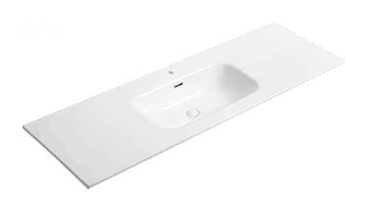 D1650 single basin ceramic vanity top