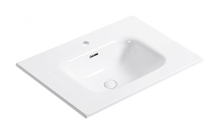 D7050 single basin ceramic vanity top