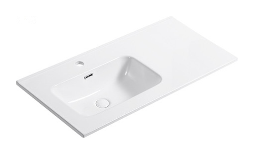 D91 Left left offset basin ceramic vanity top